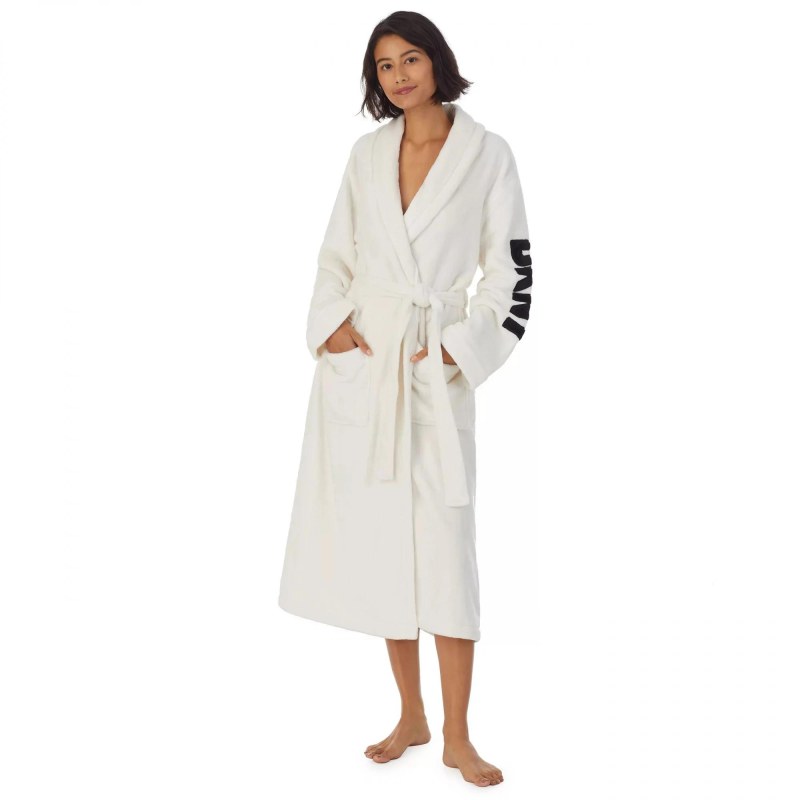 Dámský župan model 17880977 111 bílá - DKNY