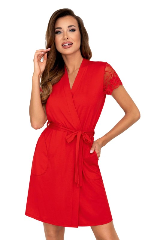 Dámský župan model 18837901 Červená - Donna