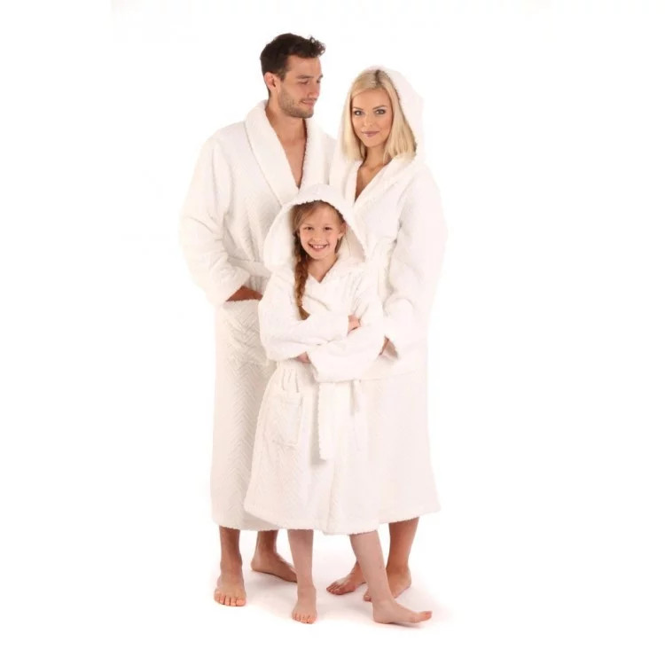 AKCE Unisex župan s kapucí Athena bílý model 19361538 - Vestis