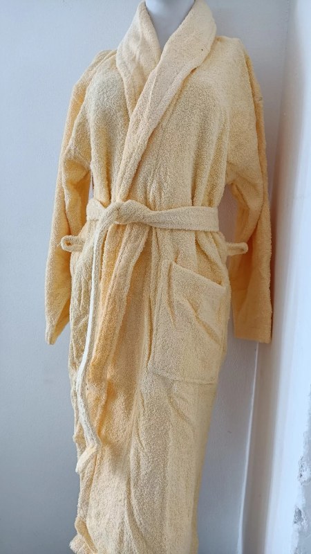 AKCE Unisex froté župan se šálovým límcem sv. žlutý model 19368055 - Veratex