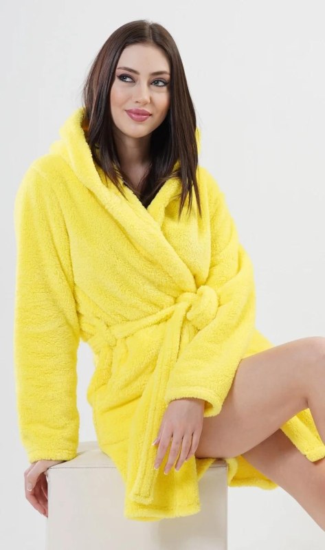 Dámský župan krátký s kapucí model 22408341 - Vienetta