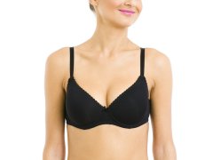 Dámská vyztužená podprsenka model 20863435 SOFT BRA černá - Bellinda