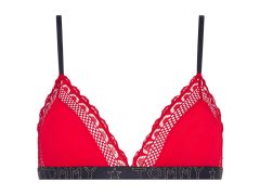 Dámská nevyztužená podprsenka Triangle Bralette Holiday UW0UW02634-XLG - Tommy Hilfiger