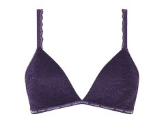 Dámská vyztužená podprsenka CK1 Lace-Light QF6199E-VOM - Calvin Klein