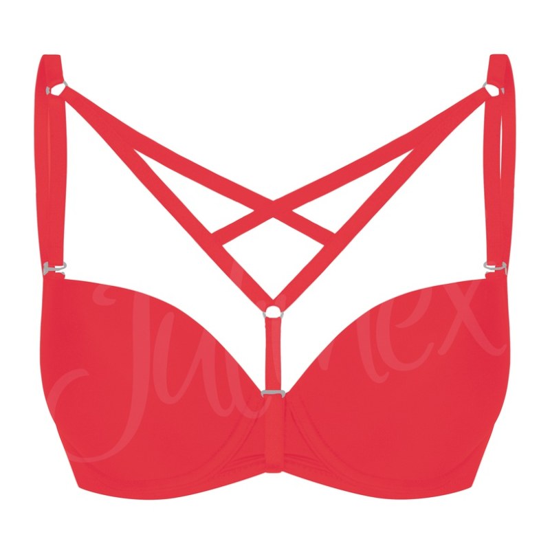 ramínka červená model 17632041 - Julimex - Dámské spodní prádlo podvazkové pásy