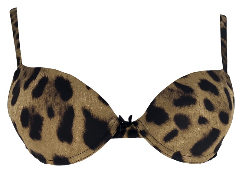 Dámská podprsenka DGWFBM21641 leopardí vzor - Dolce & Gabbana - čepice, rukavice a šály