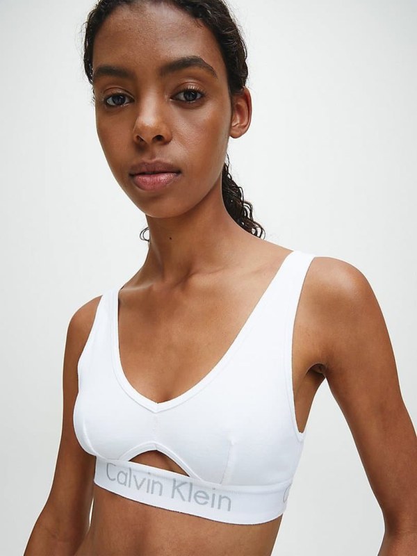 Podprsenka Bralette Body Bílá S model 15718644 S - Calvin Klein - Dámské spodní prádlo podvazkové pásy