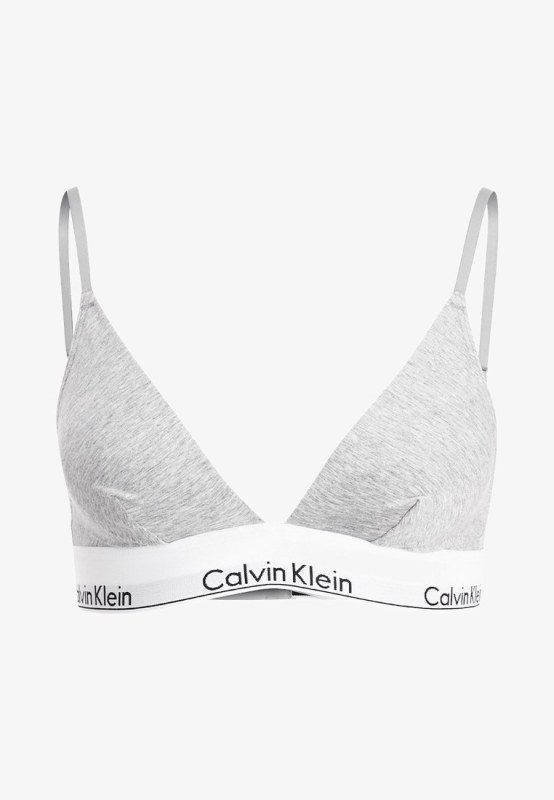 Podprsenka bez kostice šedá model 16525767 - Calvin Klein - Doplňky čepice, rukavice a šály