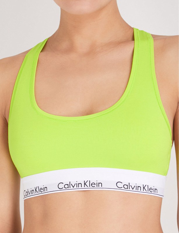 Sportovní podprsenka Neon žlutá model 17057998 - Calvin Klein - Doplňky čepice, rukavice a šály