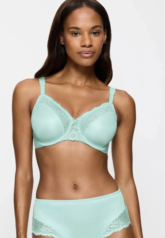 Podprsenka Ladyform soft W model 20892357 světlý tyrkys - Triumph Podprsenka Ladyform soft W model 20892357 světlý tyrkys - Triumph - svetry