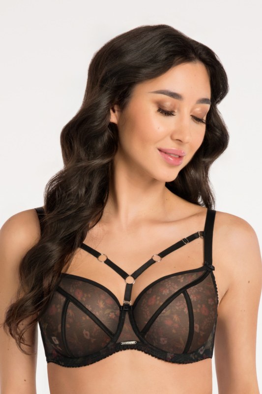 Dámská podprsenka Černá model 20954212 - Gorsenia Dámská podprsenka Černá model 20954212 - Gorsenia - spodní prádlo kalhotky