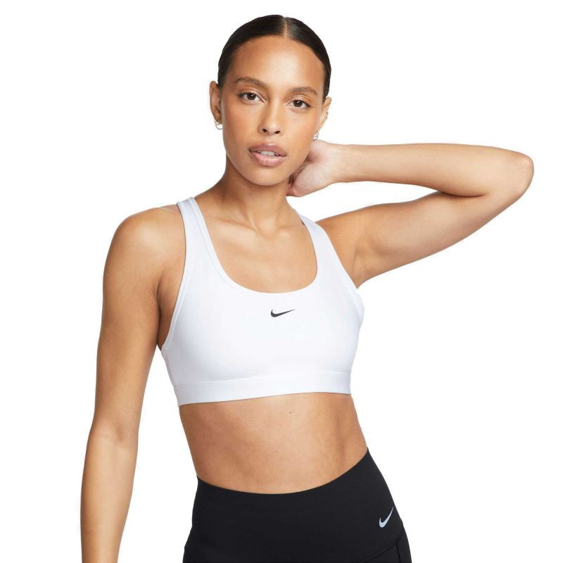 Dámská sportovní podprsenka Swoosh Light Support Bra W model 20973268 Bílá - NIKE Dámská sportovní podprsenka Swoosh Light Support Bra W model 20973268 Bílá - NIKE - spodní prádlo kalhotky