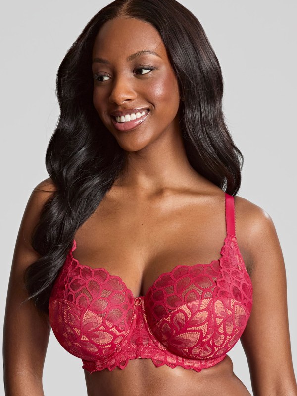 Podprsenka Allure Full Cup model 20985426 růžová - Panache - spodní prádlo podvazkové pásy