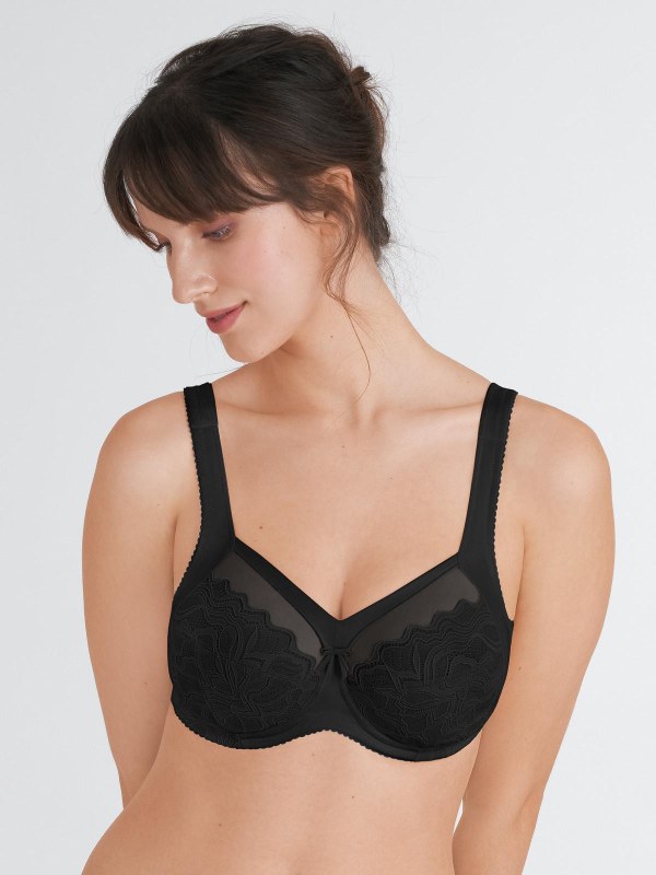 Dámská podprsenka Lovely Lotus model 21025383 004 Černá - Felina - spodní prádlo kalhotky