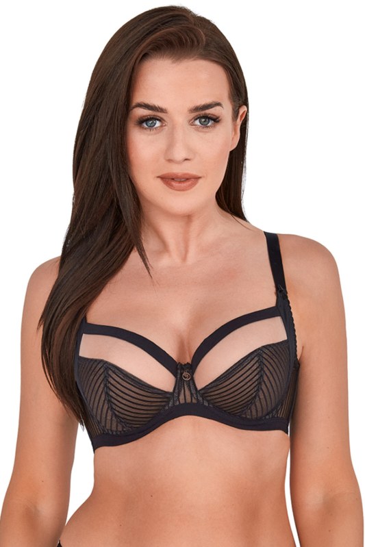 Dámská podprsenka Clara Černá s béžovou model 21041640 - Gaia Dámská podprsenka Clara Černá s béžovou model 21041640 - Gaia - spodní prádlo kalhotky
