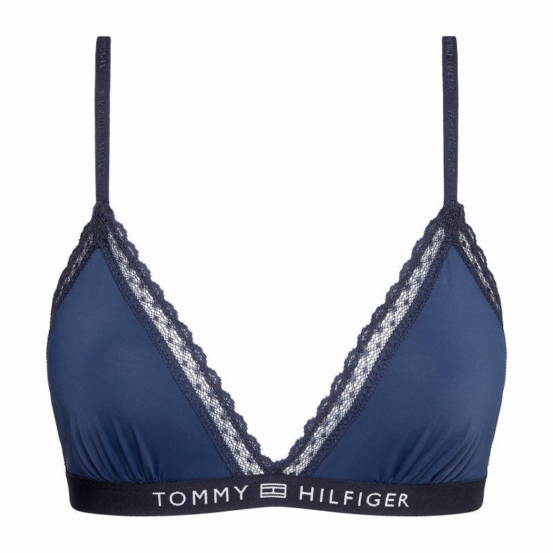 Dámská nevyztužená podprsenka Triangle UW0UW04242-DW5 - Tommy Hilfiger - spodní prádlo kalhotky