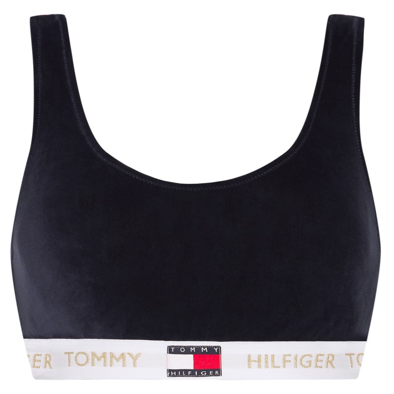 Dámská sportovní podprsenka Velour model 20896278 - Tommy Hilfiger Dámská sportovní podprsenka Velour model 20896278 - Tommy Hilfiger - spodní prádlo kalhotky