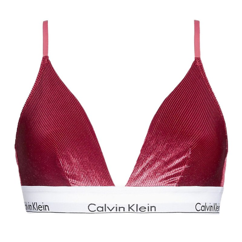 Dámská nevyztužená podprsenka Triangle model 20962062 - Calvin Klein Dámská nevyztužená podprsenka Triangle model 20962062 - Calvin Klein - spodní prádlo kalhotky