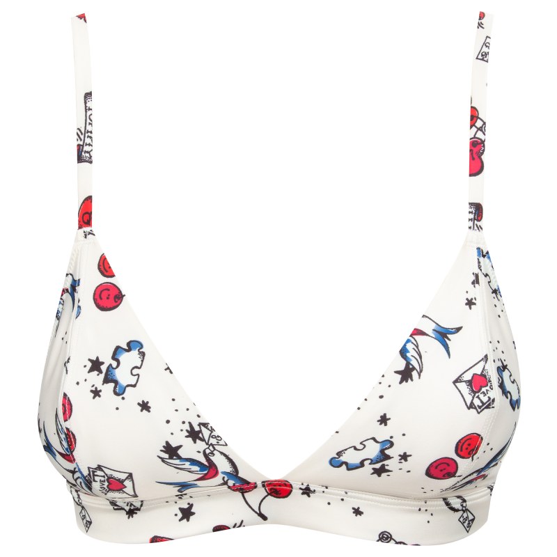 Dámská nevyztužená podprsenka Print UW0UW01853-142 - Tommy Hilfiger Dámská nevyztužená podprsenka Print UW0UW01853-142 - Tommy Hilfiger - spodní prádlo kalhotky