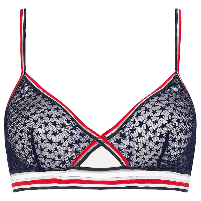 Dámská nevyztužená podprsenka Sheer Stripe UW0UW02762-DW5 - Tommy Hilfiger Dámská nevyztužená podprsenka Sheer Stripe UW0UW02762-DW5 - Tommy Hilfiger - spodní prádlo kalhotky