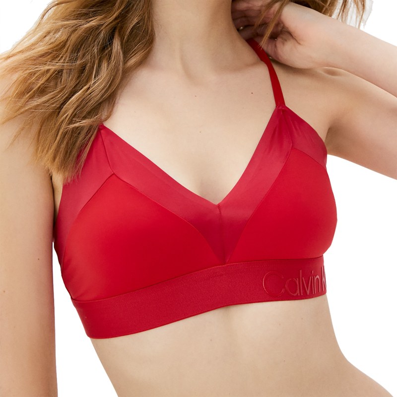 Dámská nevyztužená podprsenka Triangle model 20900969 - Calvin Klein - spodní prádlo kalhotky