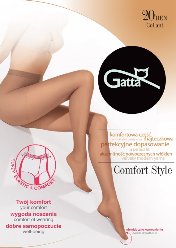 Dámské punčochové kalhoty Comfort Style 20 den model 15031402 - Gatta - Doplňky čepice, rukavice a šály