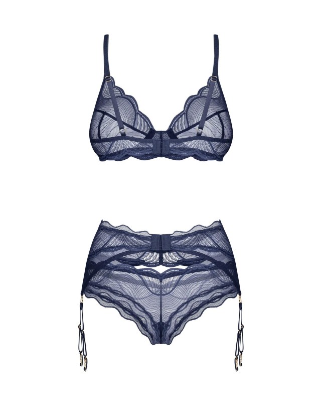 Dámský sexy set Blue SET tm. modrý model 22022591 - Obsessive