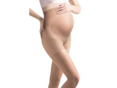 Těhotenské punčocháče model 17737783 40 DEN béžové - Gabriella