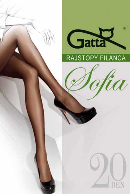 Dámské punčocháče Sofia black super - GATTA - spodní prádlo punčochy