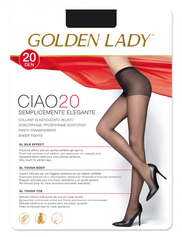 Dámské punčochy model 20547033 20 den - Golden Lady - spodní prádlo podvazkové pásy
