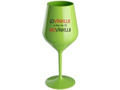 A NA TO zelená nerozbitná sklenice na víno 470 ml model 20648419 - Giftela