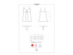 košilka babydoll model 8730479 - Obsessive 2