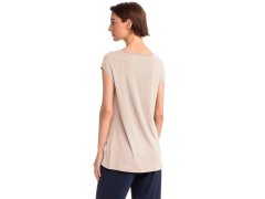 Krátká dámská noční košile BEIGE M model 16257624 - Vamp 3