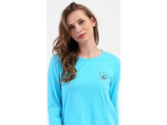 Dámské pyžamo dlouhé model 22406997 - Vienetta 4