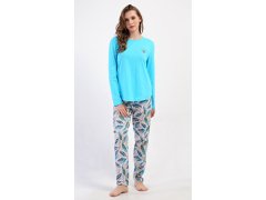 Dámské pyžamo dlouhé model 22406997 - Vienetta 7