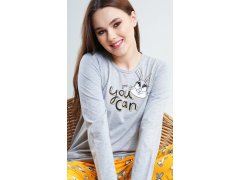 Dámské pyžamo dlouhé model 22406987 - Vienetta 4