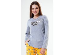 Dámské pyžamo dlouhé model 22406987 - Vienetta 5