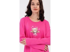 Dámské pyžamo dlouhé Méďa I love model 22407135 - Vienetta 2