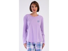 Dámské pyžamo dlouhé model 22407125 - Vienetta 4