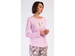 Dámské pyžamo dlouhé model 22407121 - Vienetta 5