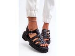 Sandály model 20221499 černé Step in style - Inello
