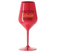 červená nerozbitná sklenice na víno 470 ml model 20251691 - Giftela