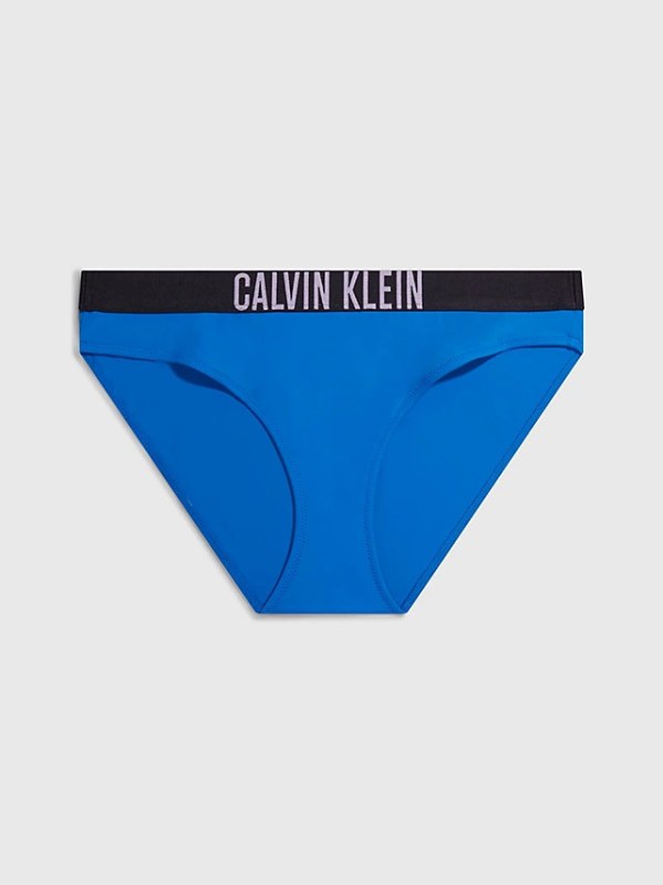Dámský spodní díl bikin KW0KW01983 C4X modrá - černá - Calvin Klein - Dámské mikiny