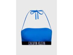 Dámská plavková podprsenka Bandeau model 18354415 C4X modrá-černá - Calvin Klein