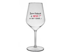 JSEM A čirá nerozbitná sklenice na víno 470 ml model 21085981 - Giftela