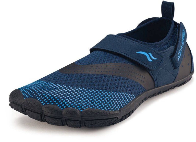 Plavecká obuv Agama tm. modrá-černá - AQUA SPEED - Dámské plavky