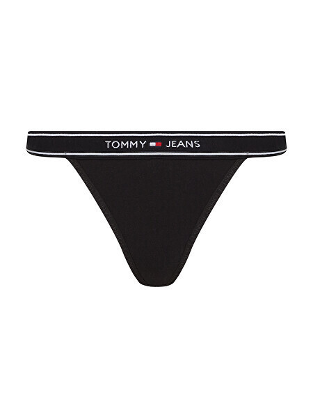 Dámská tanga UW0UW05122 BDS černé - Tommy Hilfiger - Dámské plavky