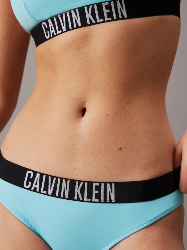 Dámské plavkové kalhotky KW0KW02337 DCE sv. modré - Calvin Klein - Dámské plavky