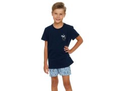Dětské pyžamo II tmavě modré model 18366078 - DN Nightwear