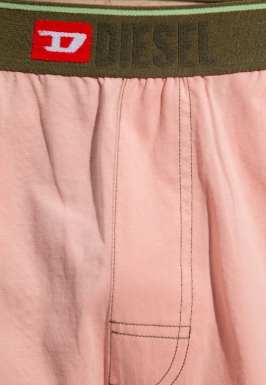 Dámské pyžamo A03893 - 0WCAX růžová/khaki - Diesel